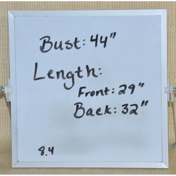 Chico's Ivory Button Up Long Sleeve Blouse Top Size 1 US M Silk Linen Classic - Picture 8 of 8